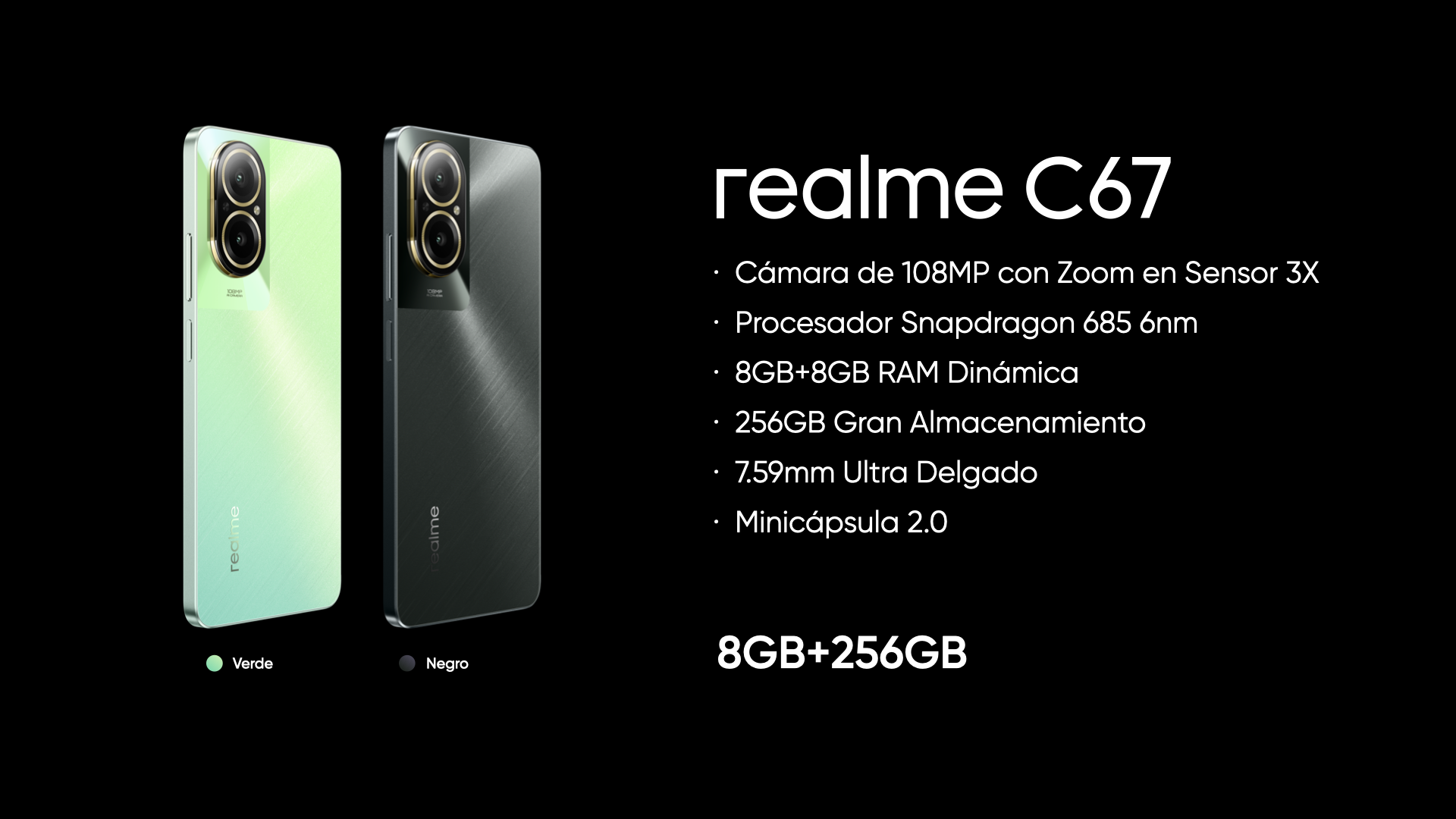 Realme presenta el c67 de forma oficial