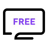 A purple text on a black background
Description automatically generated