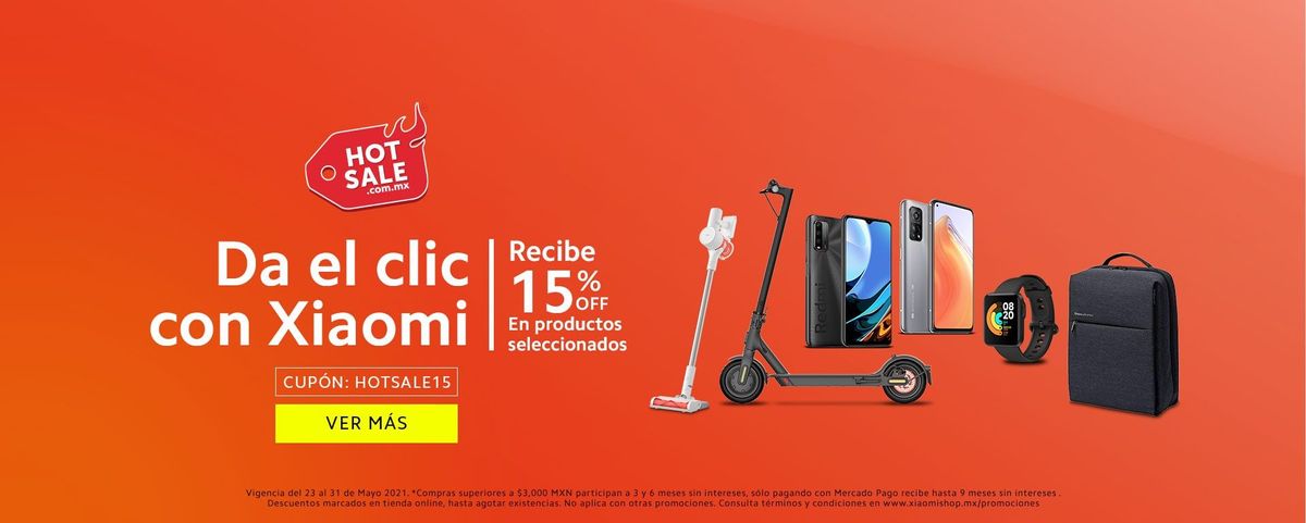 APROVECHA EL HOT SALE CON XIAOMI