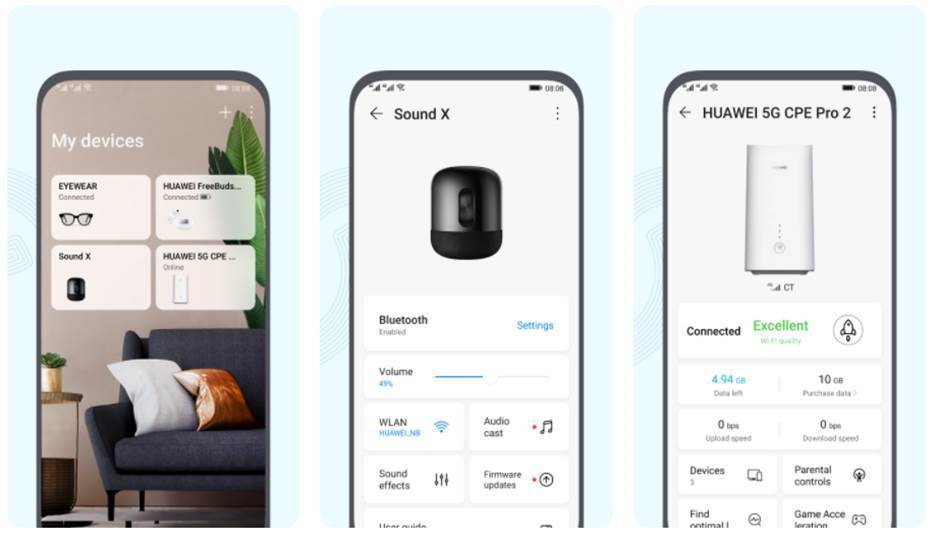 La App HUAWEI AI Life te permite controlar todos tus dispositivos con un simple toque de pantalla