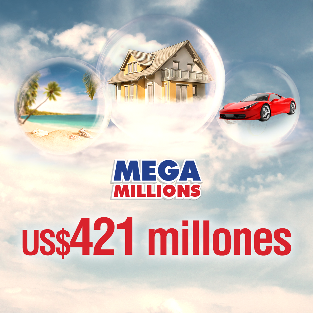 MEGA MILLIONS- Llévate US$421 millones con The Lotter