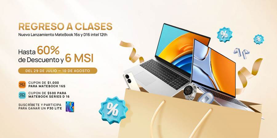 Prepara tu regreso a clases con Huawei