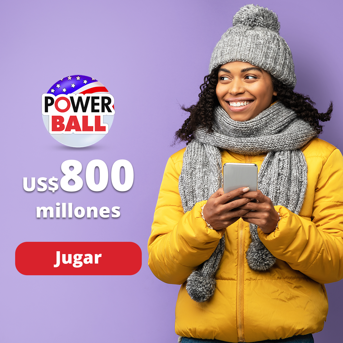 Powerball- Llévate US $800 millones con The Lotter