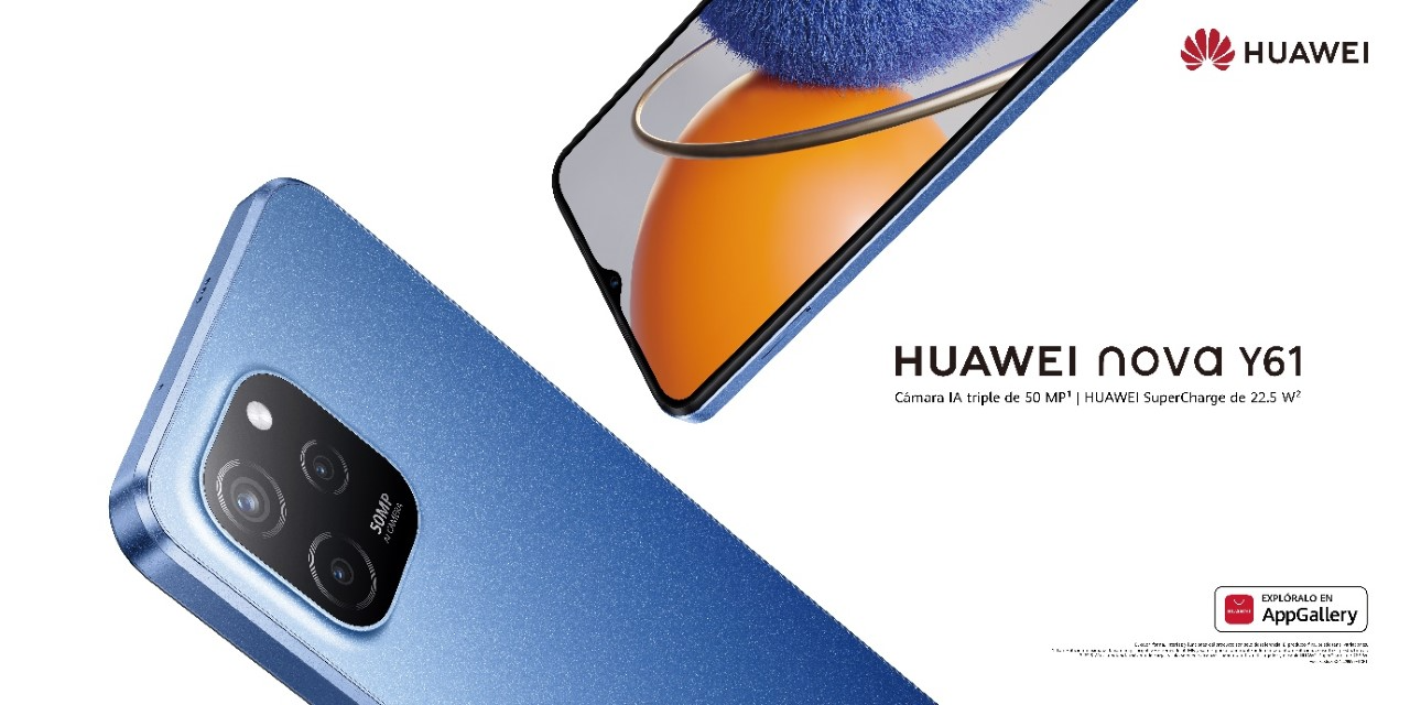 Huawei nova Y61 llega a México de forma oficial