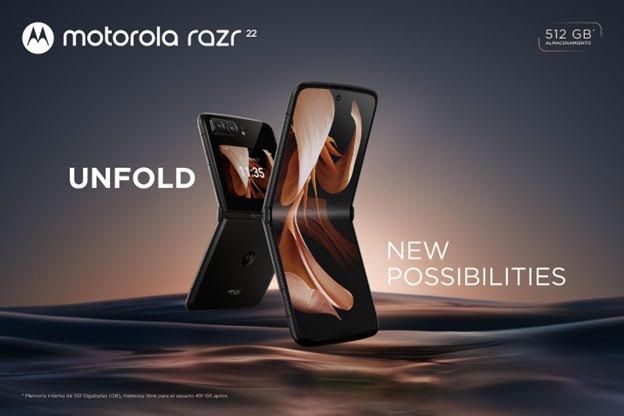 Llega el nuevo motorola razr 22 a México con Telcel