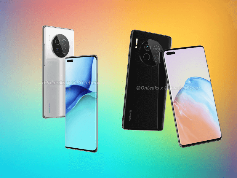 Estos serian los nuevos Mate 40 de Huawei