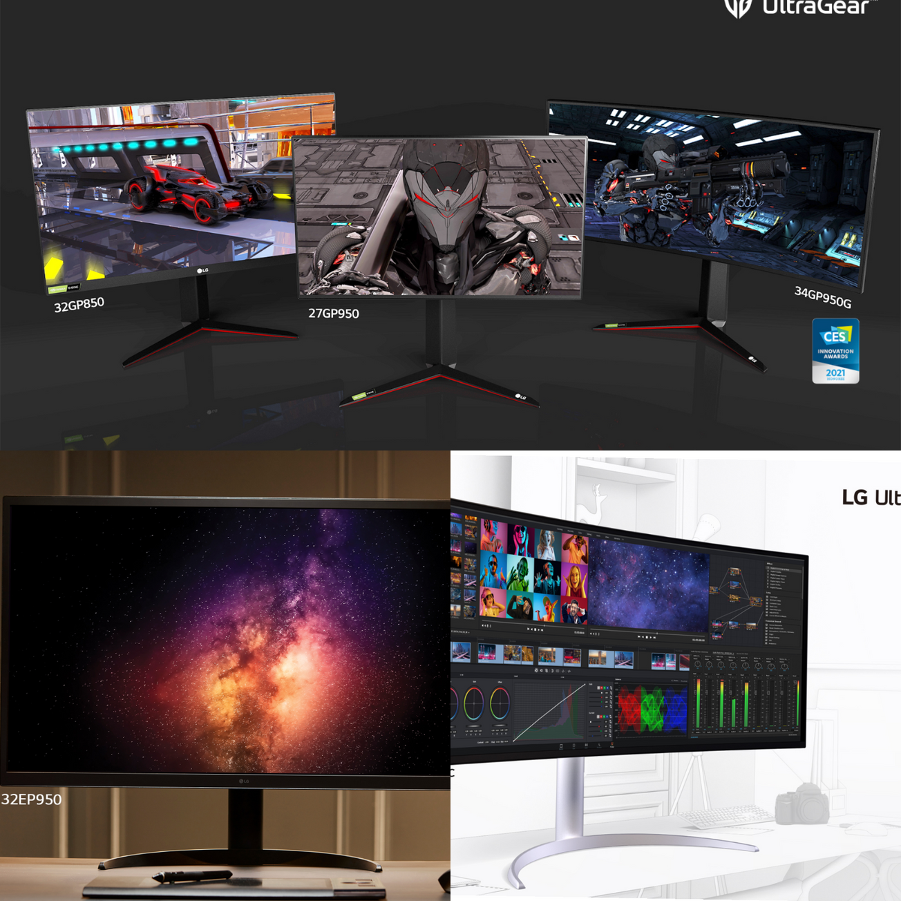 LG renueva su línea de Monitores ultra 2021