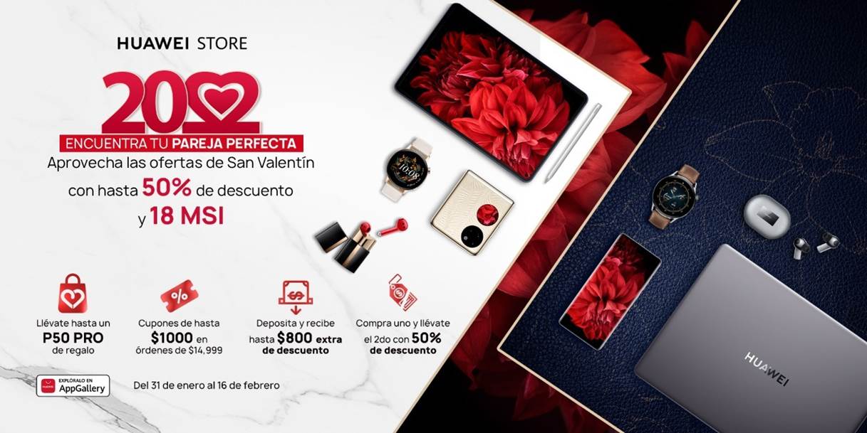 Promociones de Huawei para el 14 de Febrero