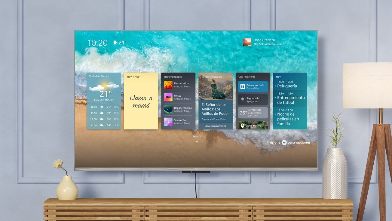 Controla tu hogar inteligente desde tu Fire TV Omni QLED