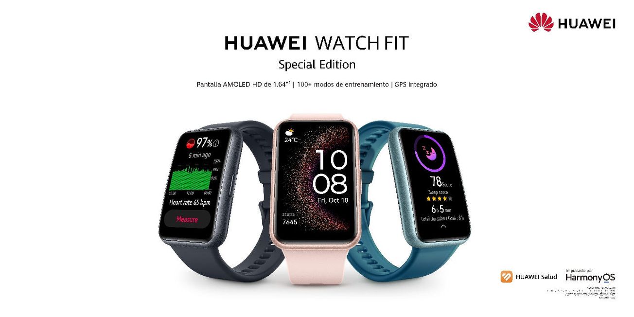 Huawei anuncia el HUAWEI WATCH FIT Special Edition