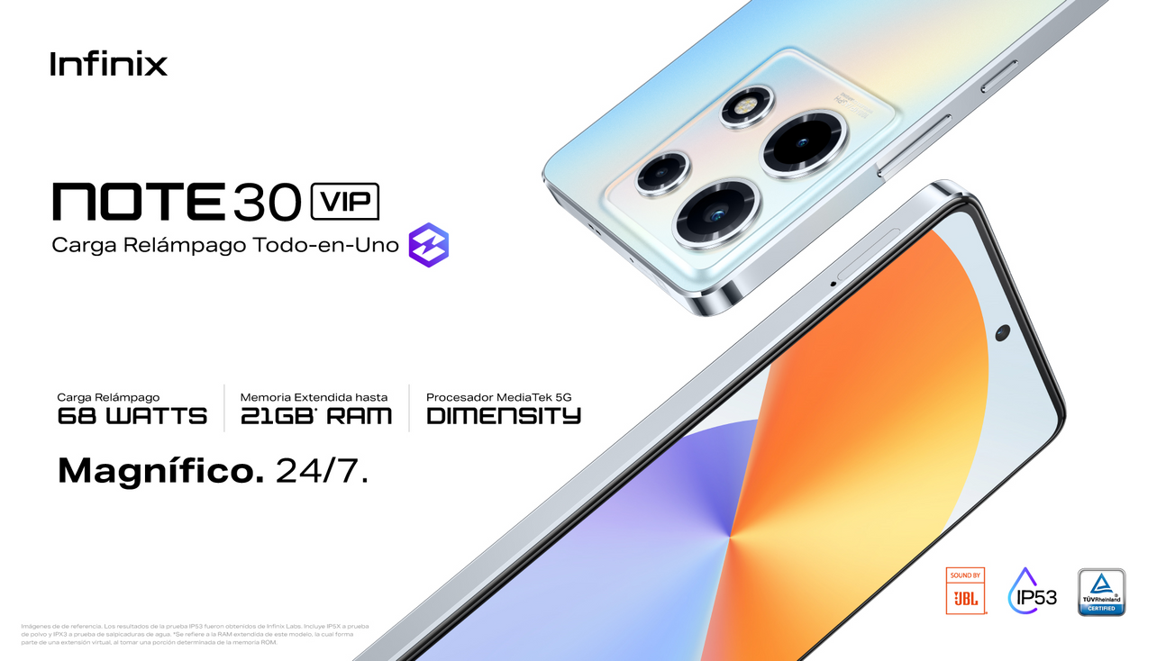 Infinix NOTE 30 VIP Disponible ya en México