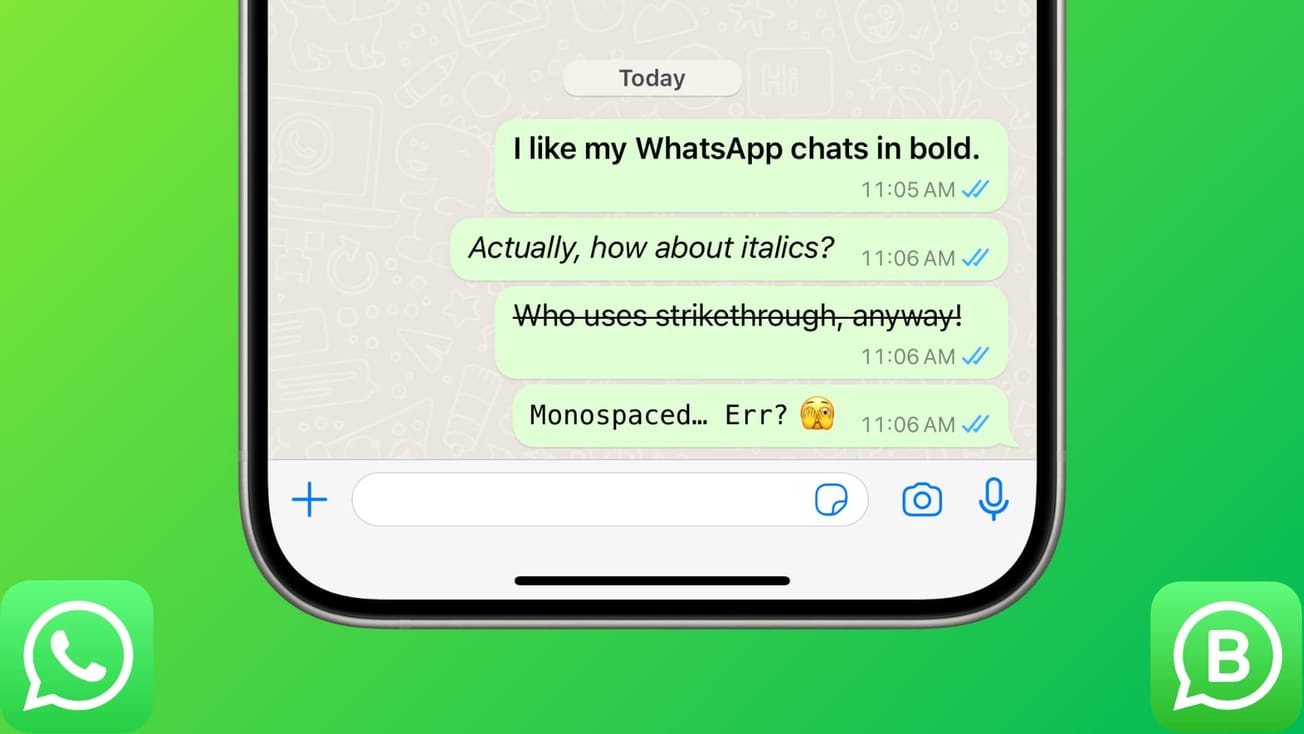 Se podrá añadir nuevo formato de texto en WhatsApp