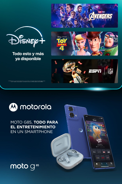 Motorola se une a la magia del nuevo Disney+ con una nueva experiencia y ofrece promociones exclusivas