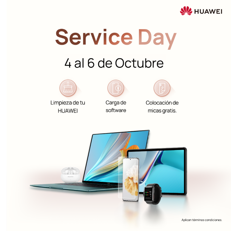 Huawei anuncia service day
