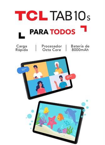 TCL presenta la nueva Tab 10S en México