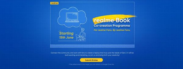 Realme presenta su programa de co-creación para la realme Book