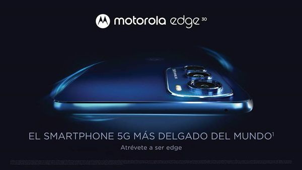 Motorola presenta el Motorola Edge 30 en México de forma oficial