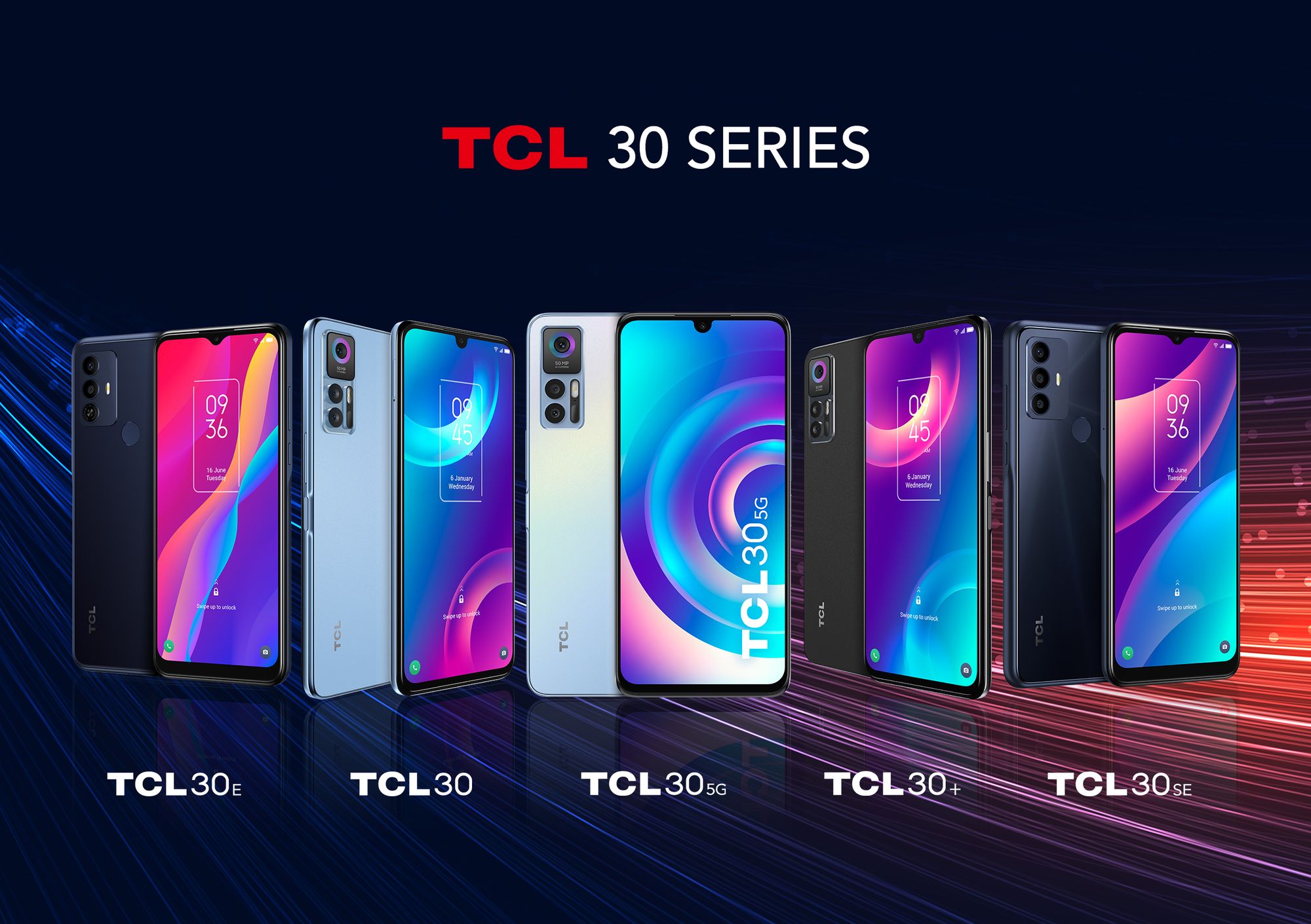 TCL presenta la serie 30 en el Mobile World Congress