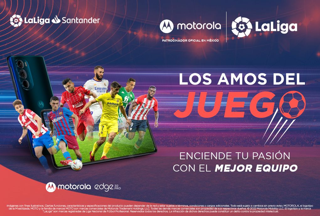 Motorola se convierte en patrocinador oficial de LaLiga en México