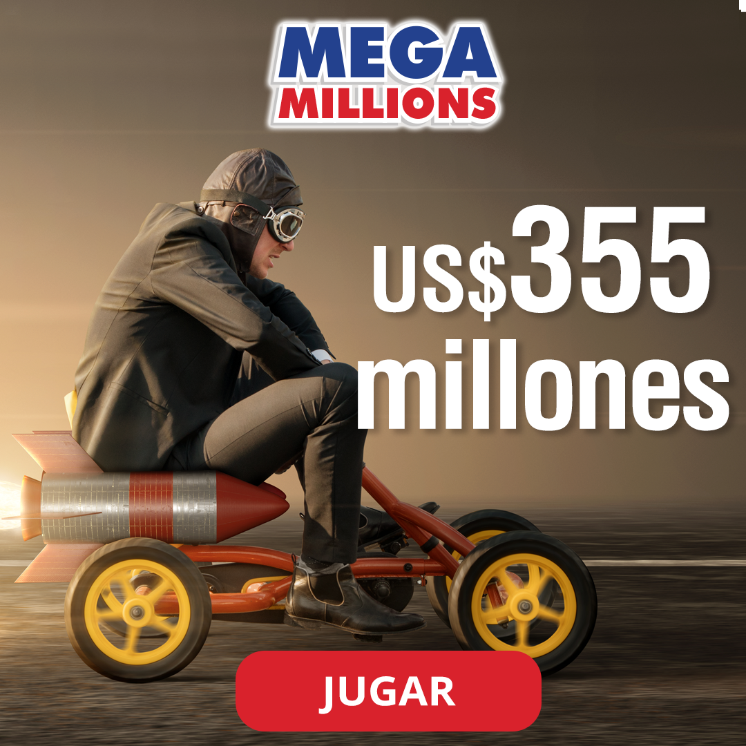 Con MEGA MILLIONS puedes Llevarte US $355 millones con The Lotter