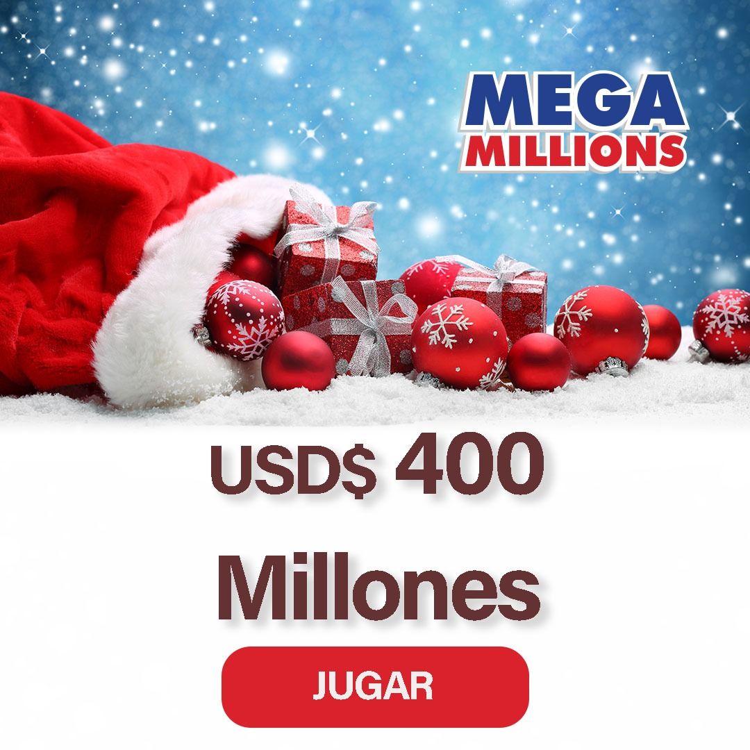 Con MEGA MILLIONS puedes Llevarte US $400 millones con The Lotter