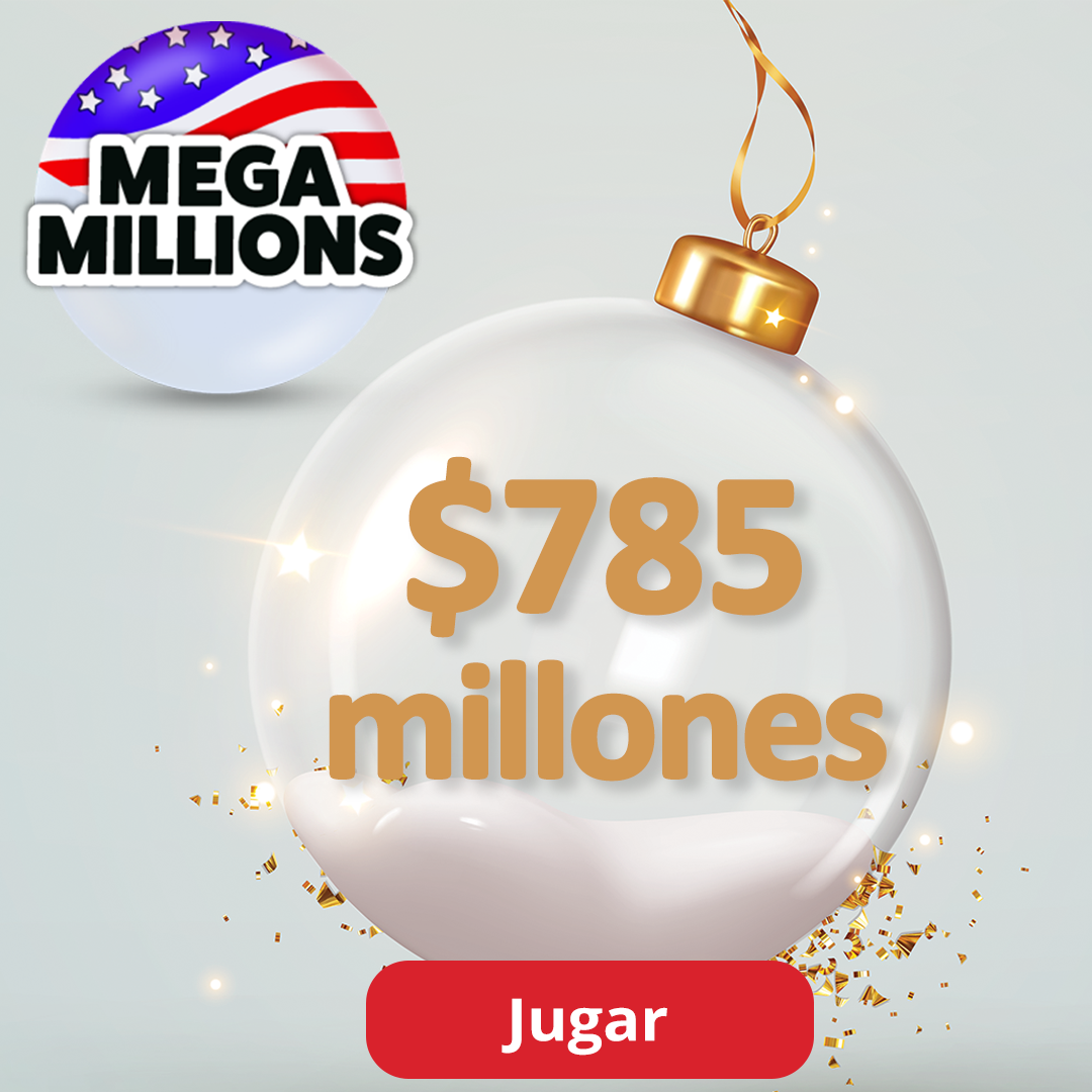 Con MEGA MILLIONS puedes Llevarte US $785 millones con The Lotter